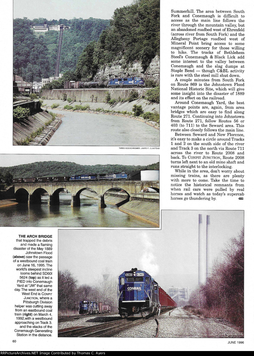 "Conrail At The Heart Of The Pennsy," Page 60, 1996